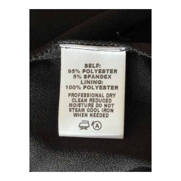 Kiyonna Charisma Faux wrap crepe jumpsuit black size 2X - Picture 7 of 8